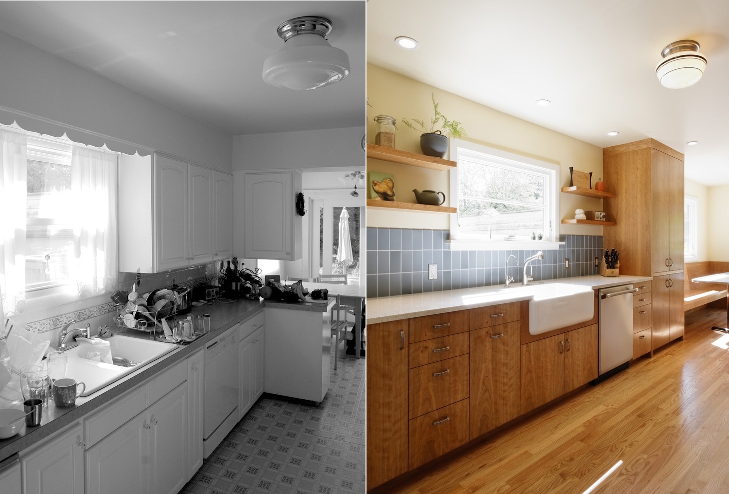 До и после: 8 кухонных гарнитуров, которые обновили своими руками | natali-fashion.ru