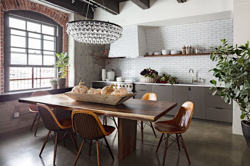 Кухня в стиле Лофт: дизайн, интерьер, фото – интернет-магазин GoldenPlaza